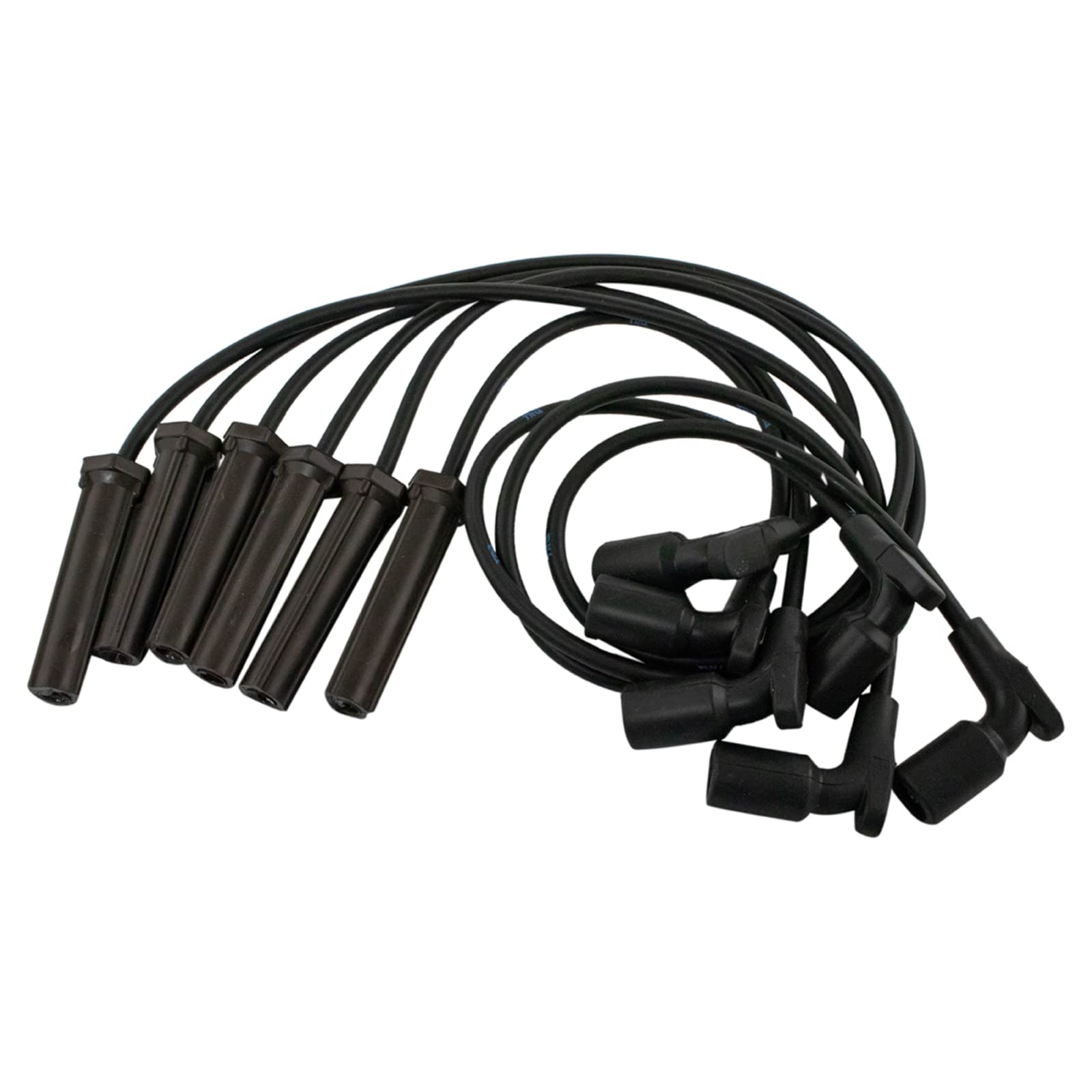 High Performance Engine Coil Pack & Spark Plug Wire Kit - Compatible with Buick Chevy Pontiac - Perfect for Engine Tune-Ups & Performance Upgrades