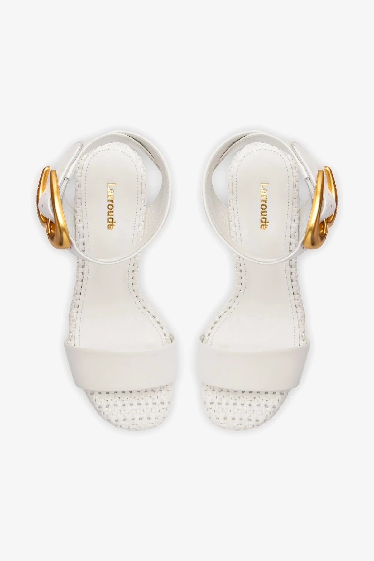 Dolly Verona Sandal - White Leather & Raffia Women's Summer Sandals for Beach, Vacation & Casual Outings