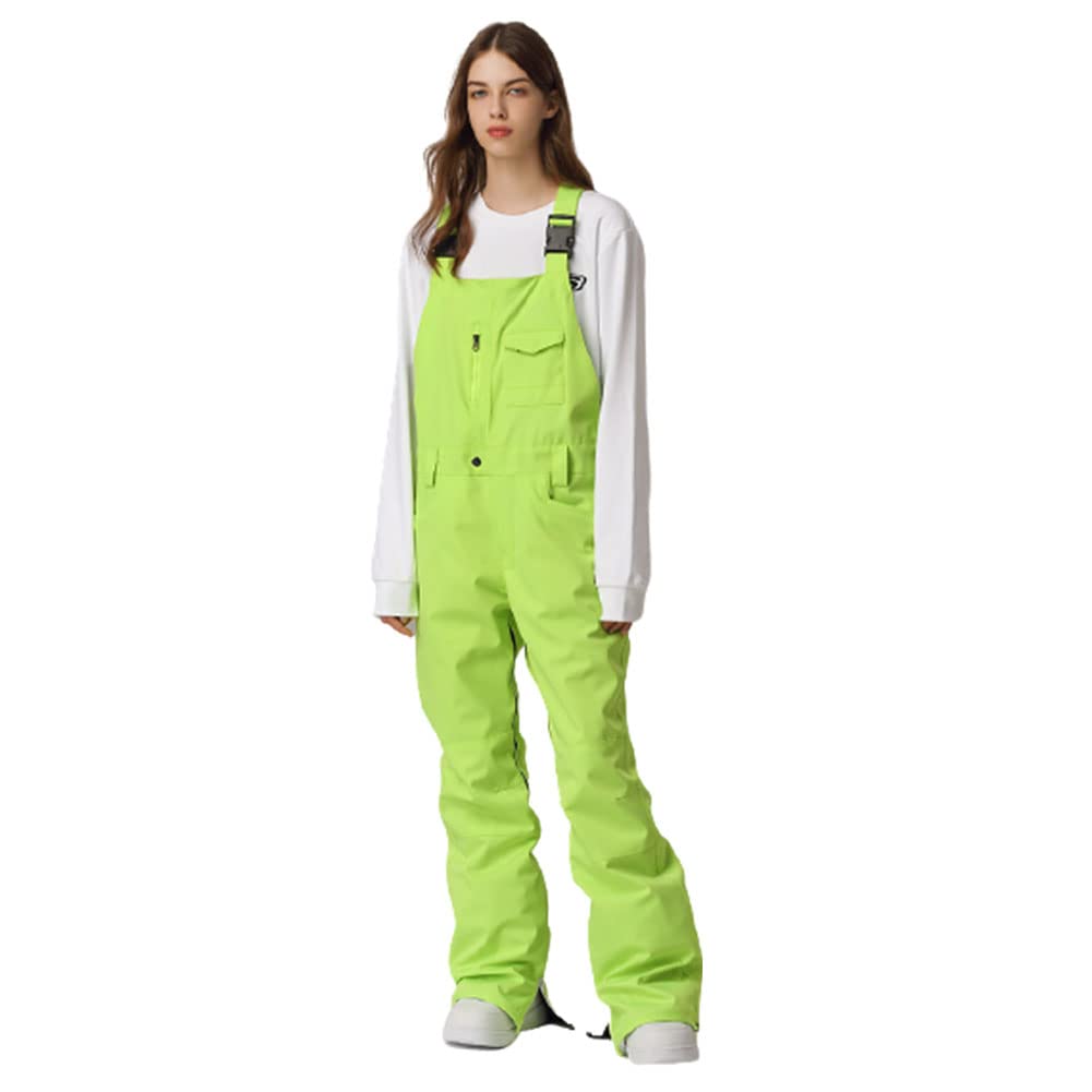 SEARIPE Women's Waterproof Ski Pants - Insulated Snow Bib Overalls with Adjustable Fit, Ripstop Snowboard Pants for Skiing, Snowboarding & Winter Sports