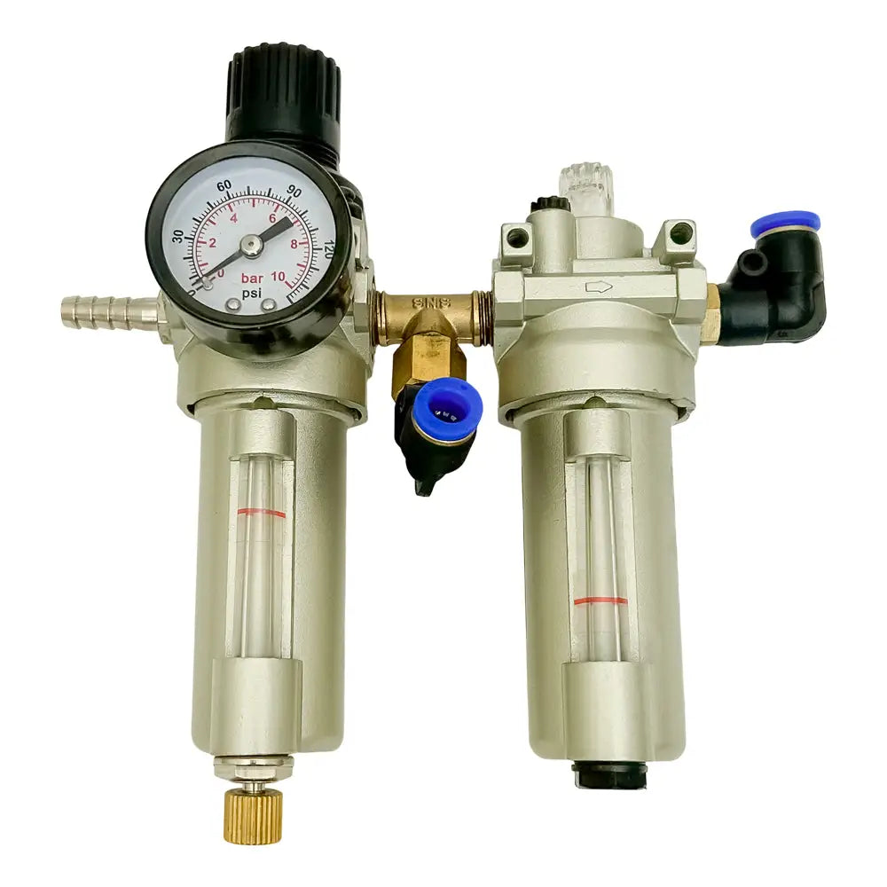 Cemb 1/4 Inch OEM Air Filter Regulator Lubricator (FRL) Assembly for Tire Machines - Compatible with YC220123262 - Ideal for Automotive Shops & Tire Service Centers