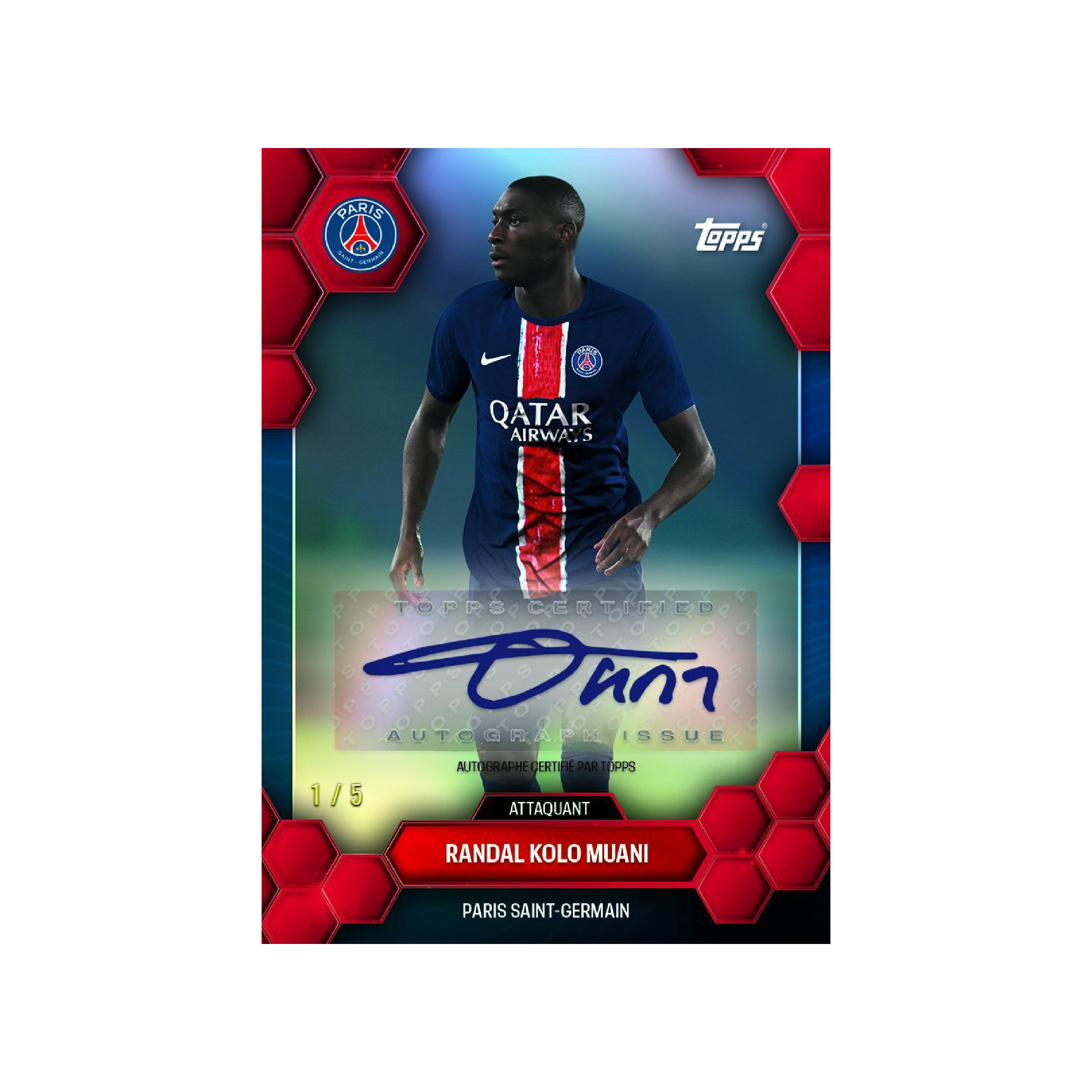 Official Topps Paris Saint Germain 2024/25 Fan Set - Collectible Soccer Trading Cards for PSG Fans - Perfect for Gifts, Collections & Match Day Memorabilia