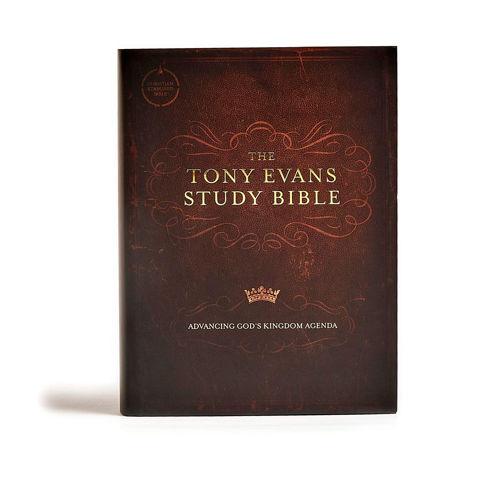 CSB Tony Evans Study Bible - Hardcover, Black Letter Edition with Study Notes, Commentary, Articles, Videos & Charts | Easy-to-Read Serif Type | Perfect for Bible Study, Sermon Preparation & Personal Devotion