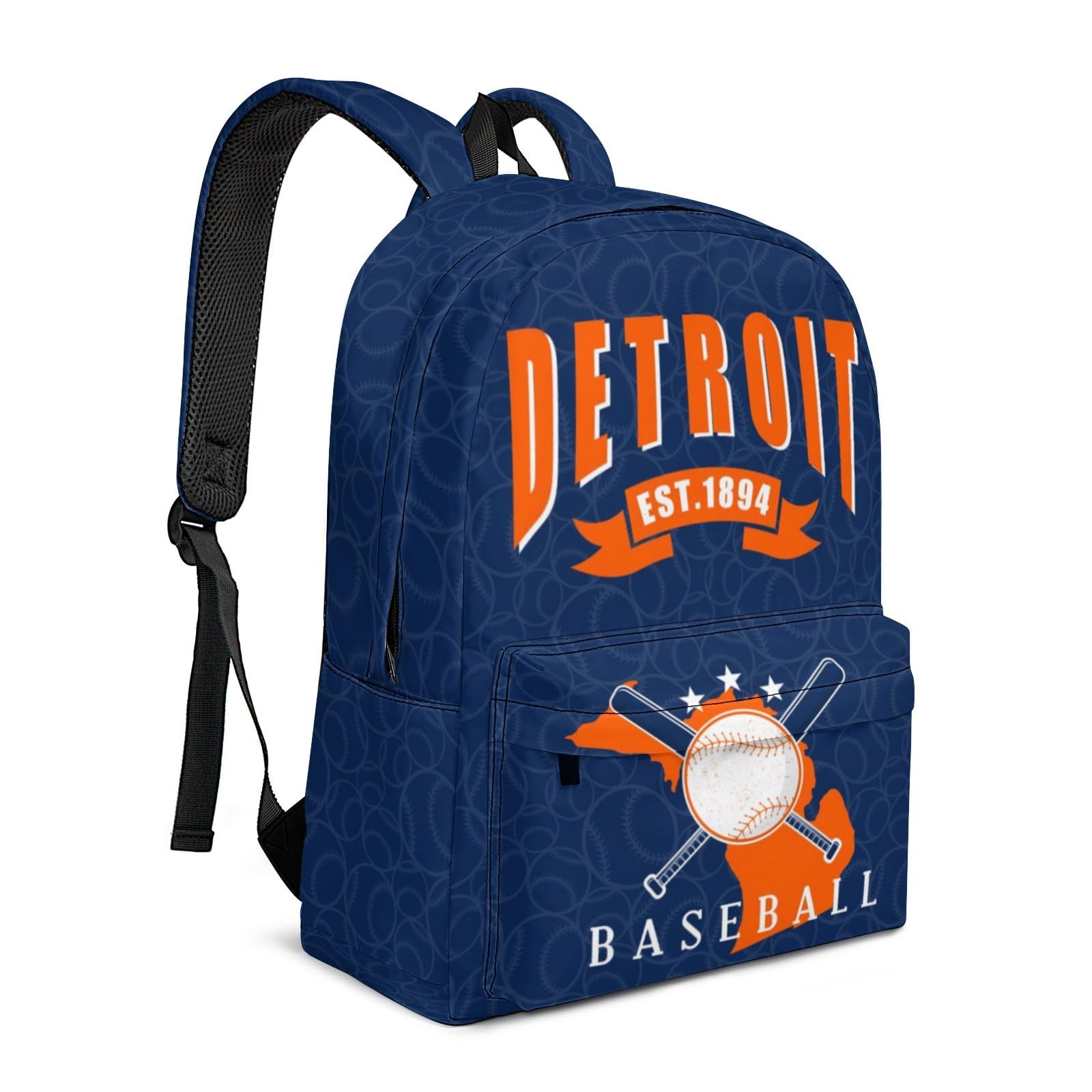 Large Capacity Backpack for School, Travel & Sports - Perfect for Students & Baseball Fans