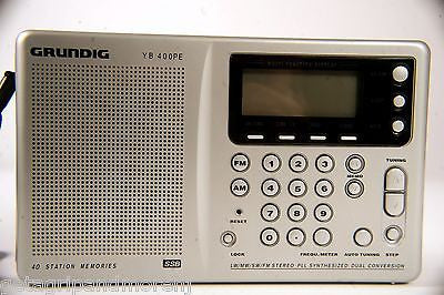GRUNDIG YB 400 PE World Receiver - FM/LM/MW/SW 40 Station Portable Radio | Excellent Condition | Perfect for Travel, Camping & Emergency Preparedness