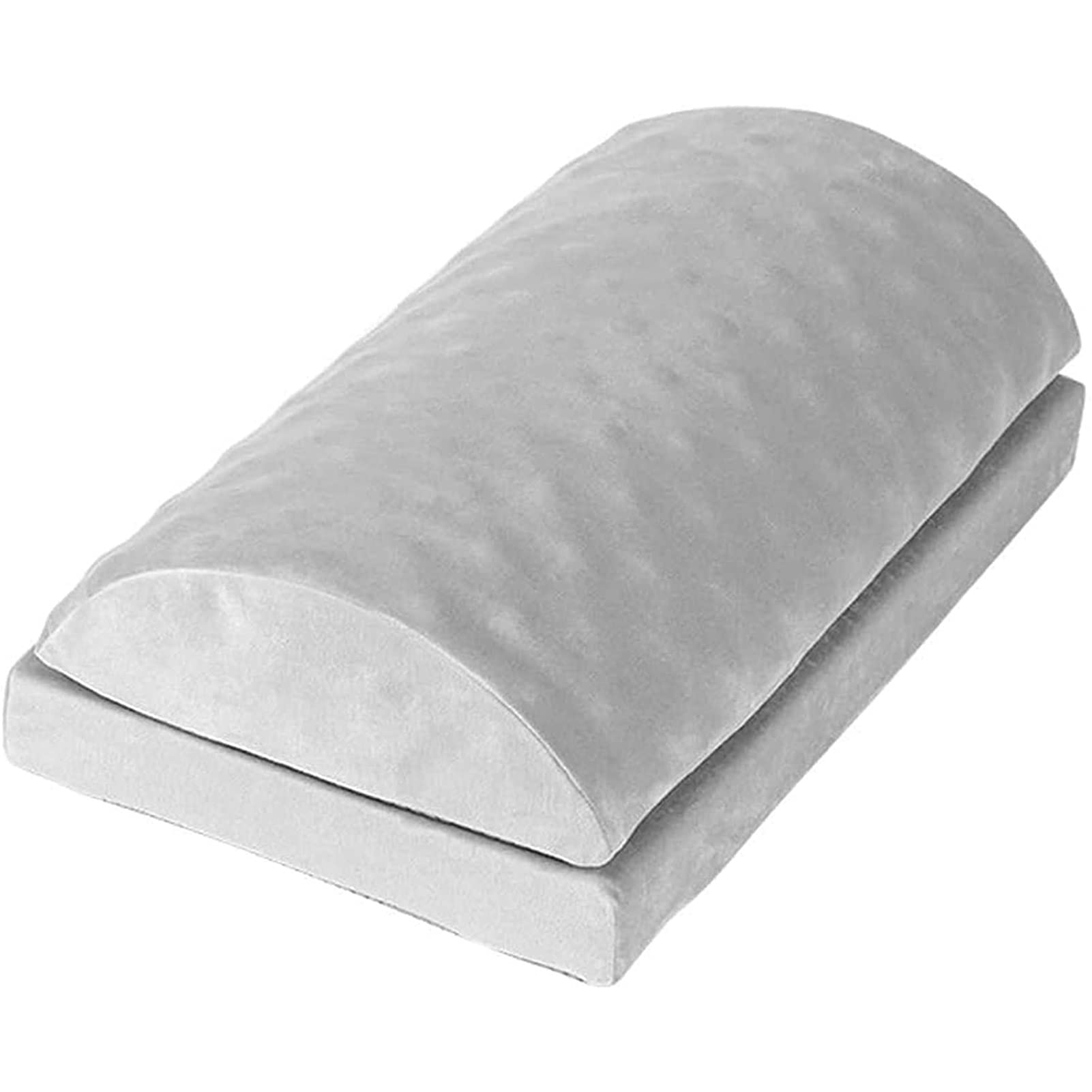 Ergonomic Memory Foam Foot Rest for Under Desk - Adjustable Height Foot Stool Pillow for Office, Airplane Travel, Camping, Nursing & Sleeping - Improves Posture & Comfort While Working, Relaxing or Resting