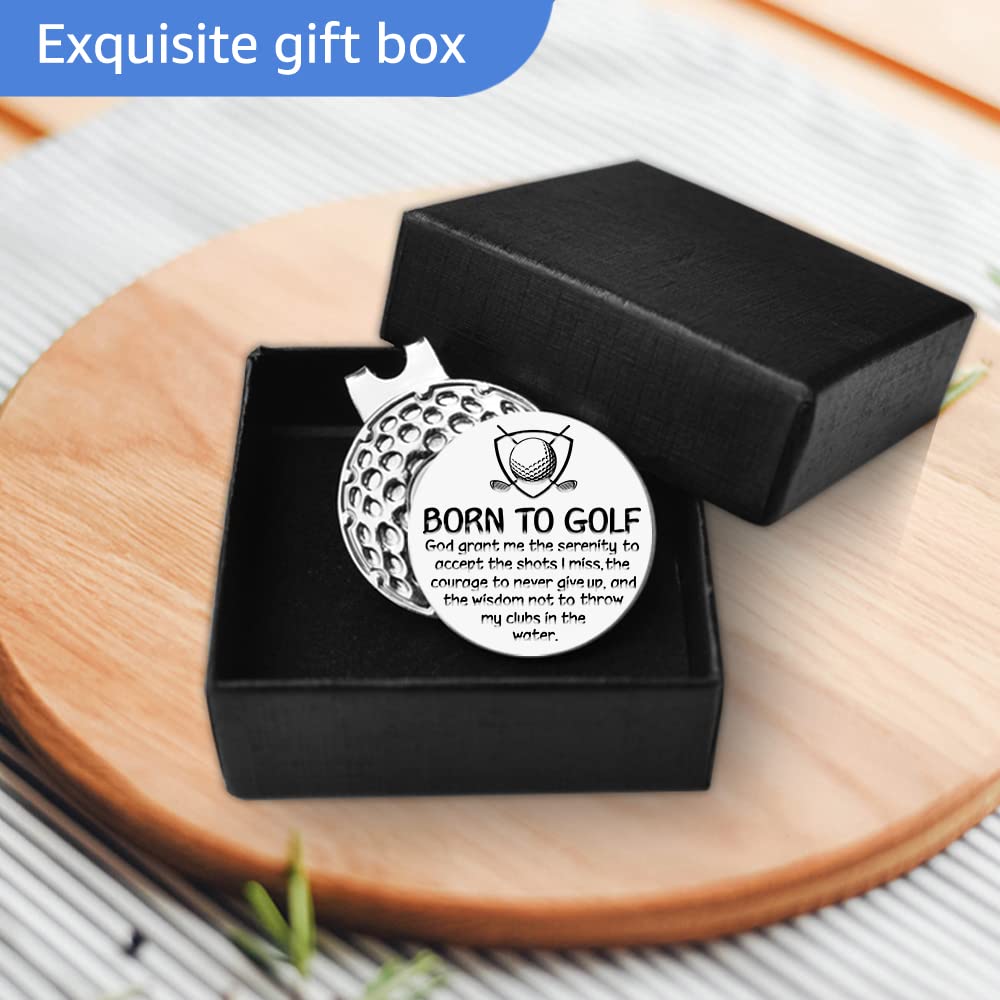 Funny Golf Ball Marker with Magnetic Hat Clip - Best Golf Accessories Gift for Men & Women | Perfect Golf Gifts for Retirees & Golf Fans | Great for On-Course Use & Golf Tournaments