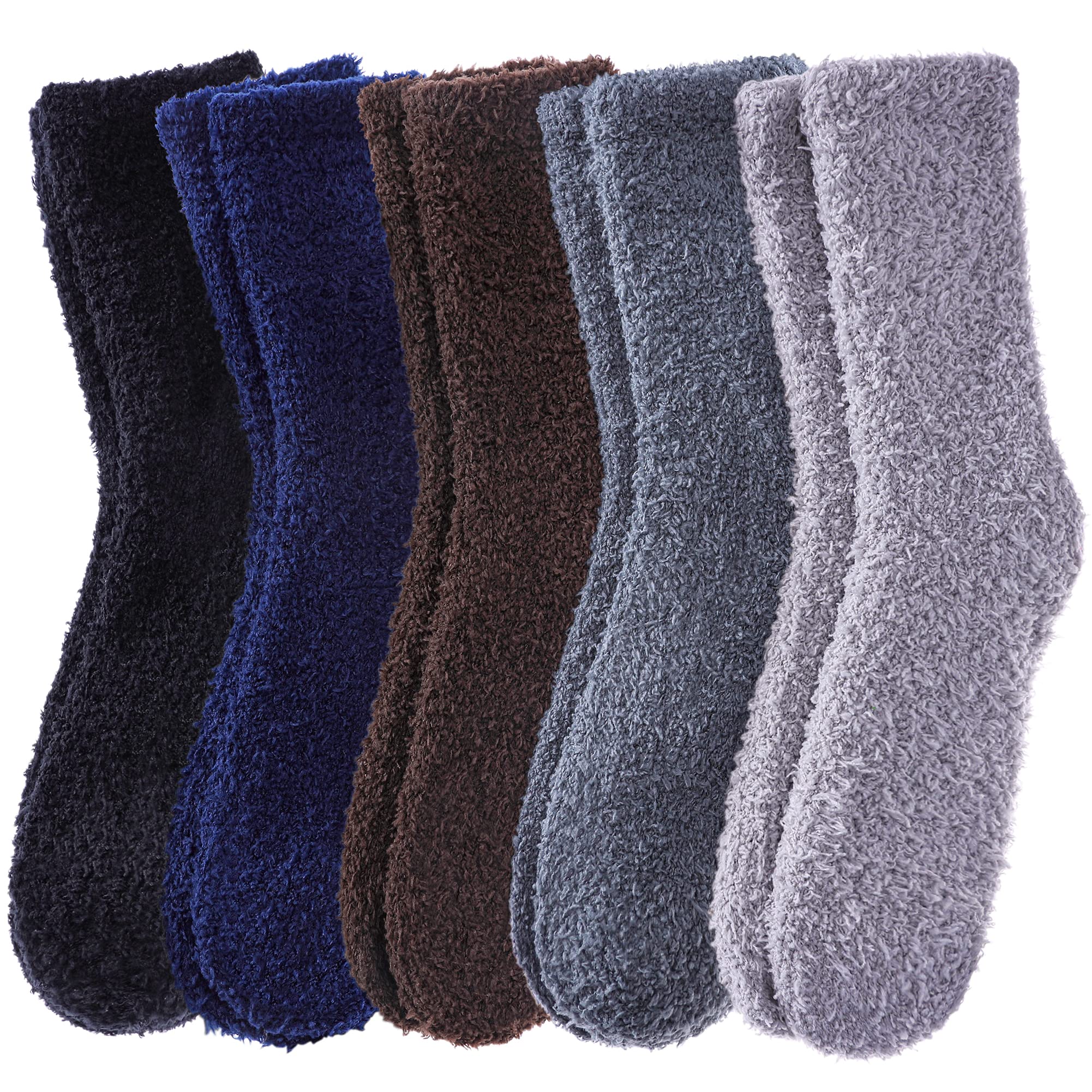 MQELONG Women's Super Soft Fuzzy Cozy Home Sleeping Socks - Microfiber Winter Warm Slipper Socks for Indoor Relaxation & Comfort