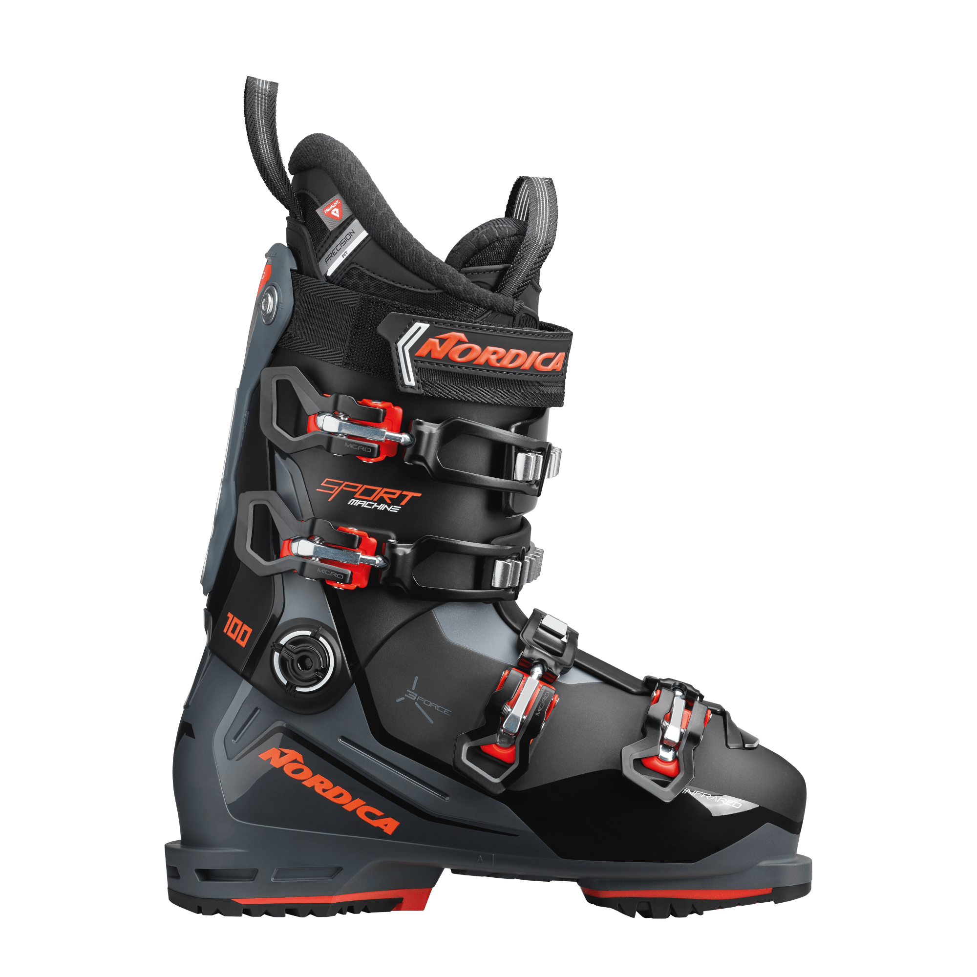 Nordica Sportmachine 3 100 Ski Boots for Men 2025 - High-Performance Alpine Skiing Boots for Downhill & Freeride | Perfect for Advanced Skiers on Mountain Slopes