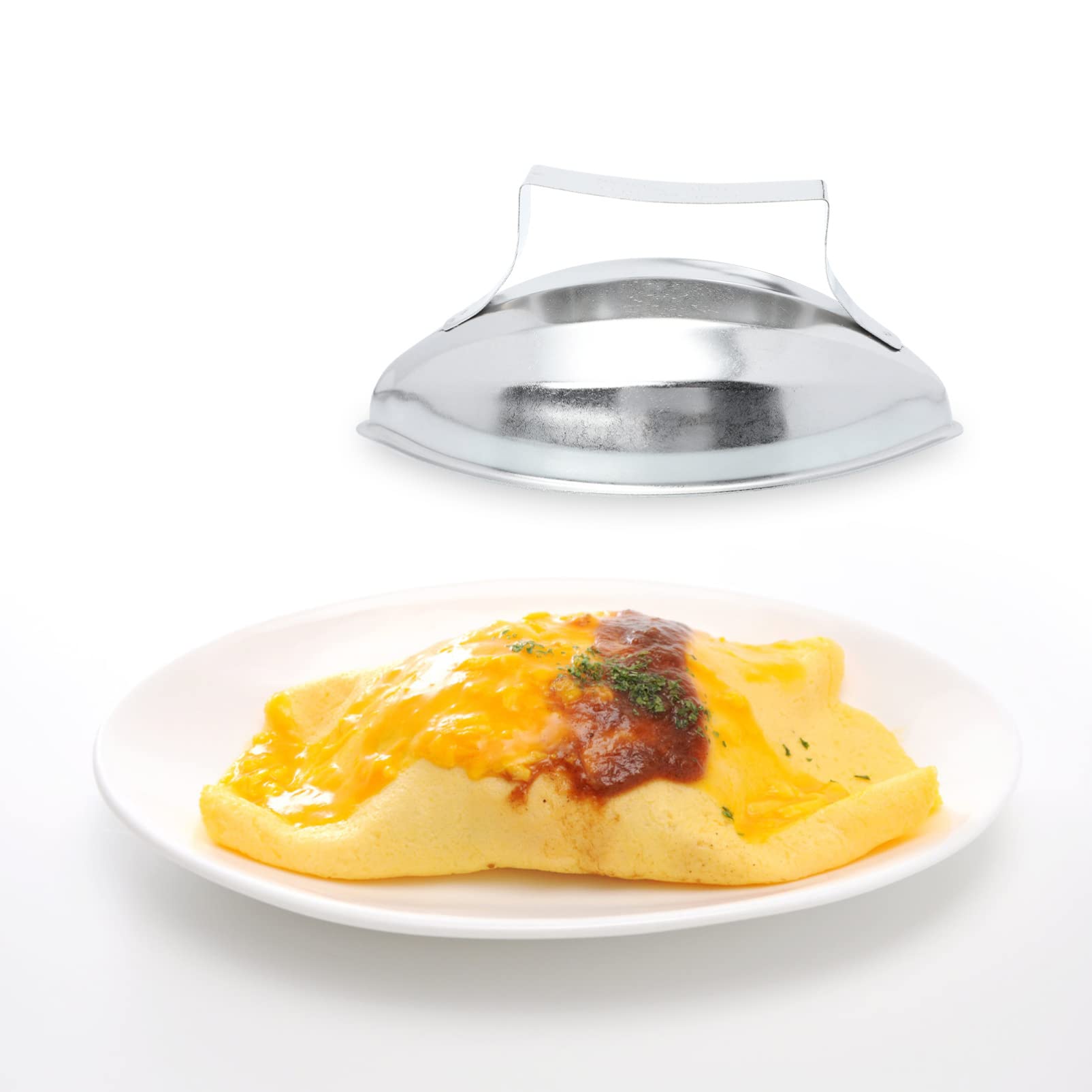 Yardwe Stainless Steel Papaya Rice Mold - Professional Omurice, Omuraisu & Tamagoyaki Maker - Japanese Sushi Rice Ball Shaper for Perfect Rice Shapes - Ideal for Home Cooking, Bento Boxes & Japanese Cuisine