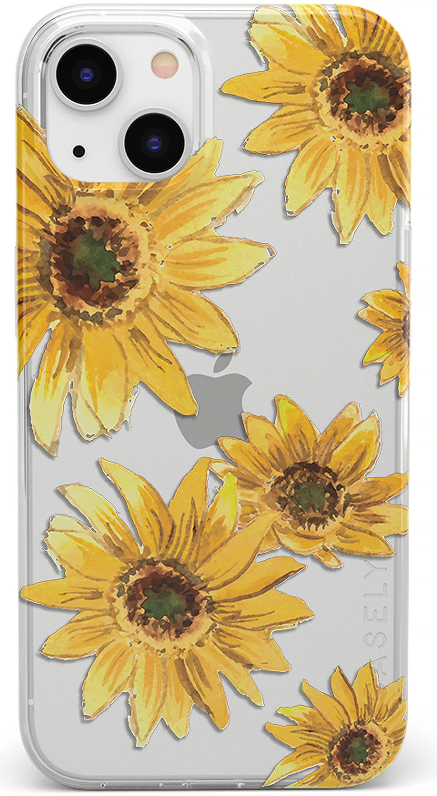 Casely iPhone 13 Case - Vibrant Sunflower Design | Shockproof Protective Cover Compatible with iPhone 13 (Classic Collection) | Perfect for Everyday Use, Outdoor Activities & Gift Giving