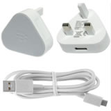 Original Blackberry HDW 29714 002 3-Pin MicroUSB Wall Charger - Fast Charging Power Adapter for Blackberry Phones - Perfect for Home, Office & Travel Use