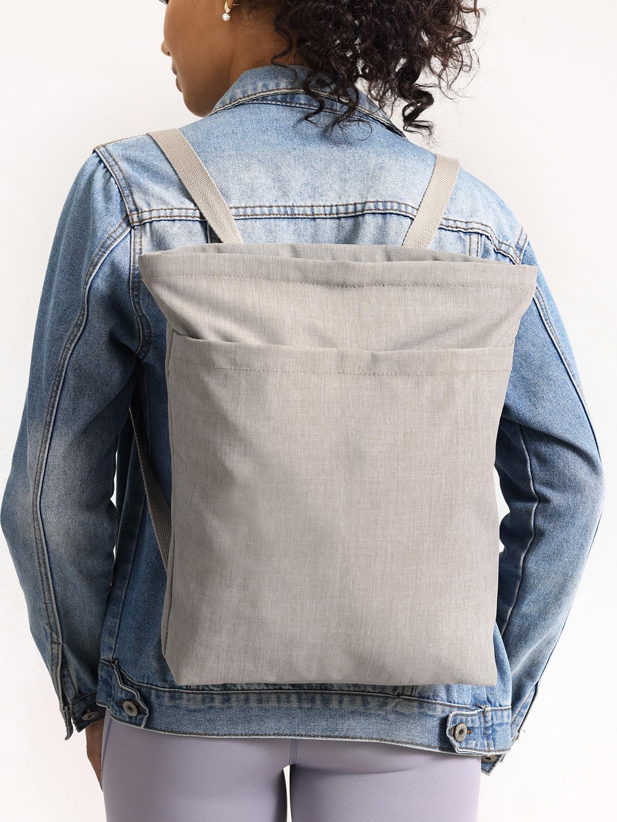2-in-1 Waterproof Tote Bag & Backpack for 14