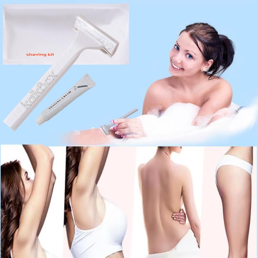 20 Pack Individually Wrapped Disposable Razors with Shave Cream - Travel Shaving Kit for Men & Women - Hotel Toiletries, Home Use & On-The-Go Grooming Essentials - Perfect for Travel, Gym Bags & Guest Bathrooms