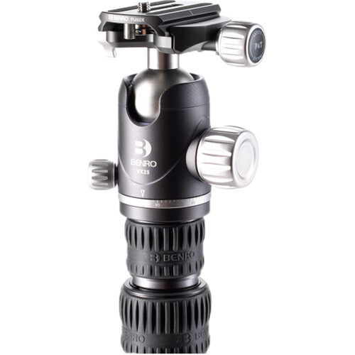 Benro BAT Carbon Fiber Travel Tripod & Monopod with VX25 Ball Head - 4-Section Twist Lock Legs, Lightweight for Photography - Perfect for Hiking, Travel & Outdoor Shooting