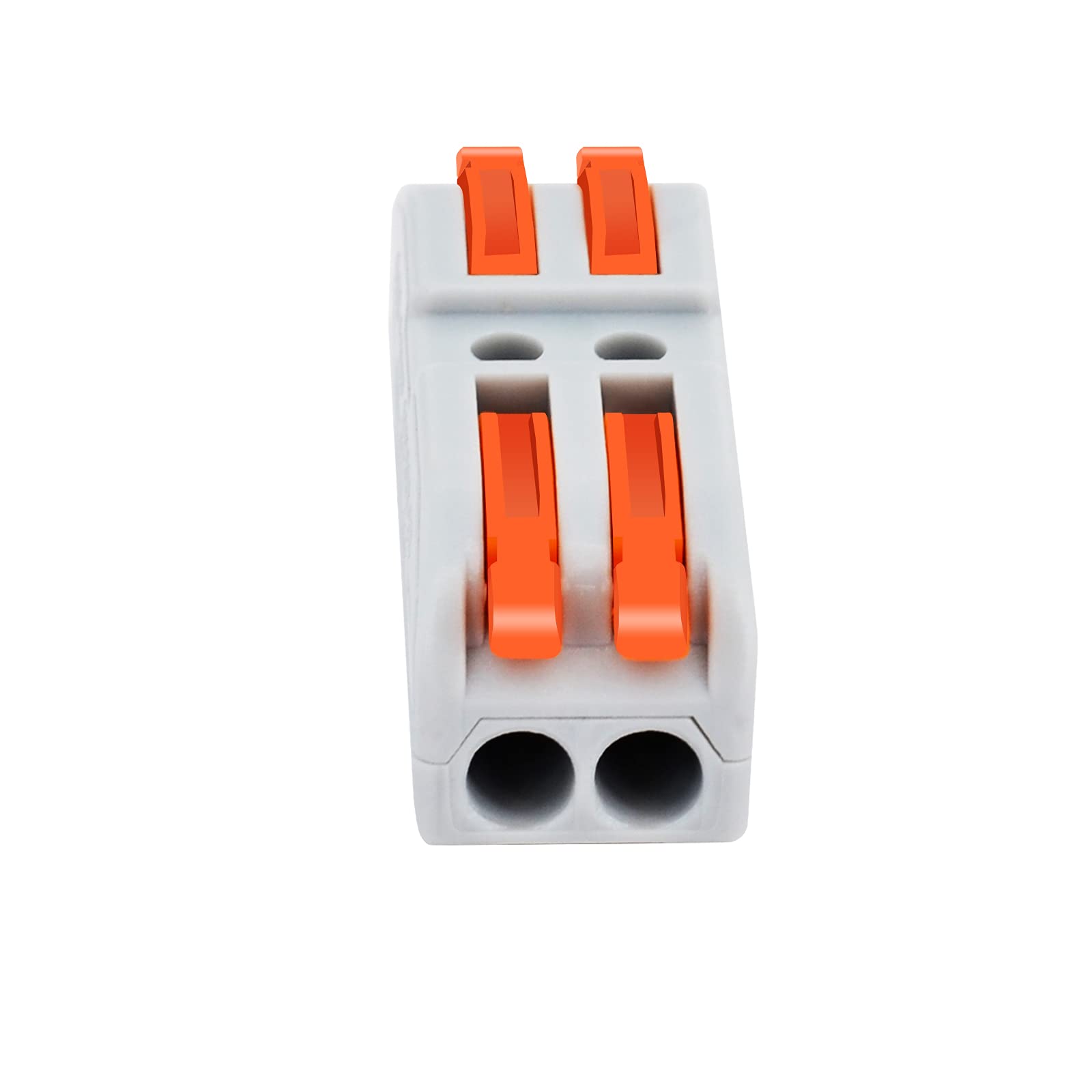 10 Pack KCMYTONER Compact Conductor Wire Connectors - 2 Port Fast Connection Terminal for 28-12 AWG Wires | Electrical Wiring, DIY Projects & Home Repairs