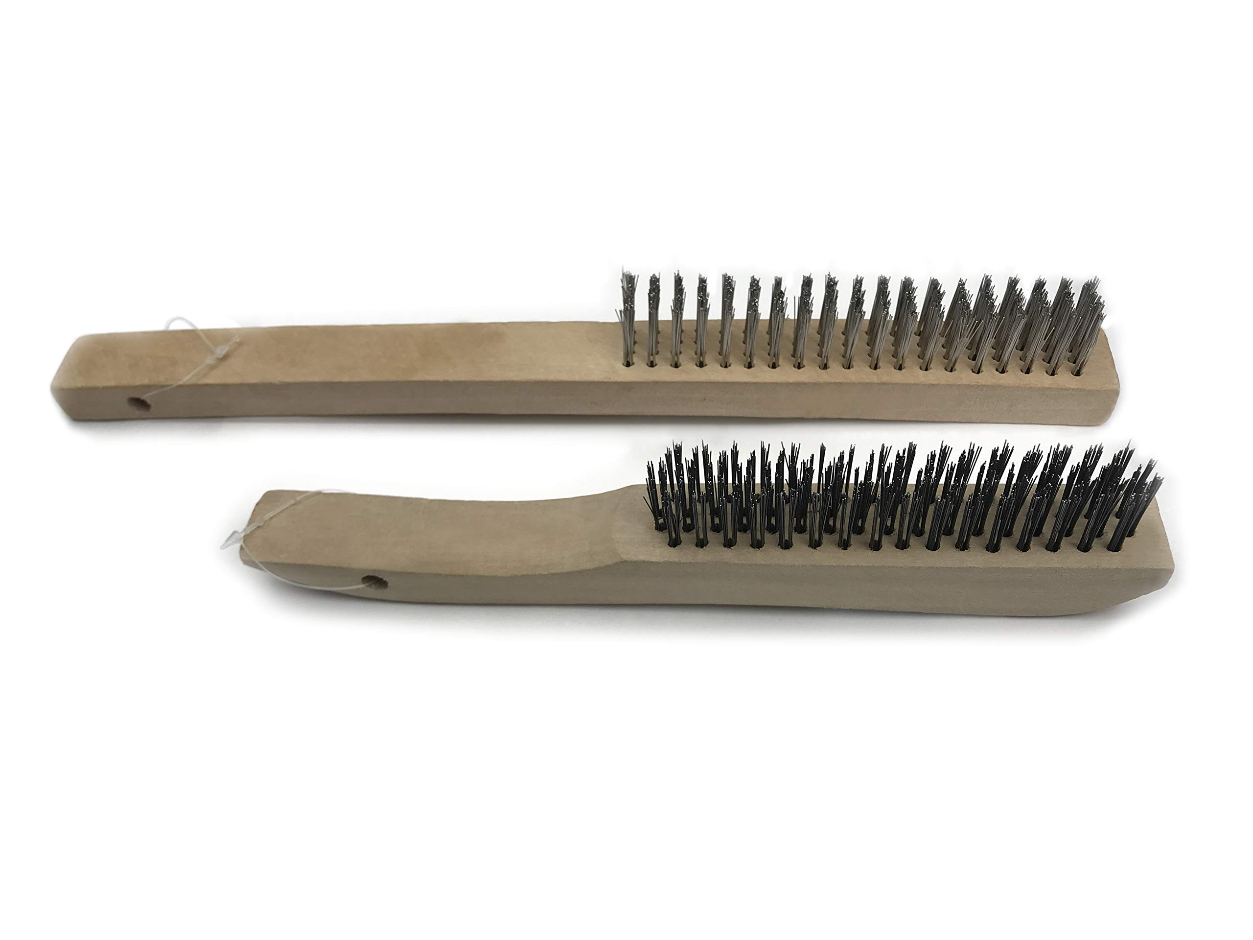 Professional Welding Chipping Hammer with Stainless Steel & Carbon Steel Wire Scratch Brushes - Perfect for Metal Cleaning, Weld Slag Removal & DIY Projects