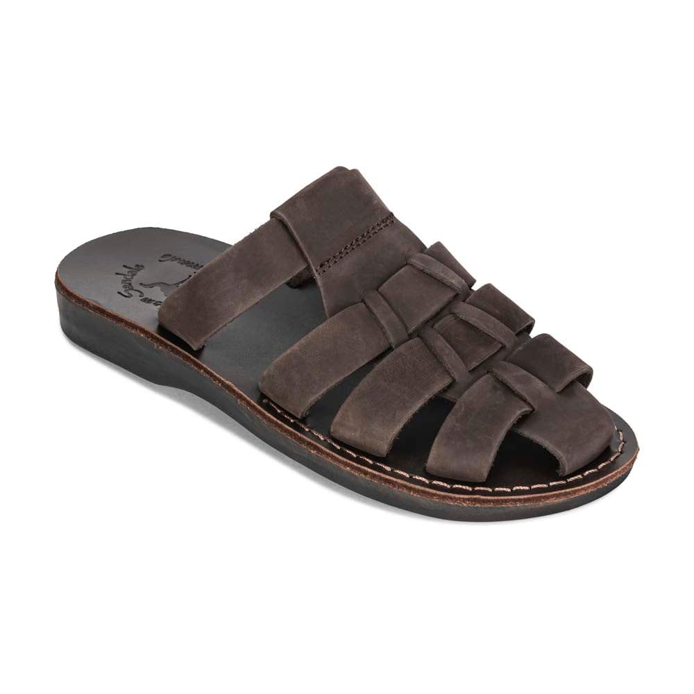 Eran Men's Adjustable Strap Flat Sandals - Comfortable Beach & Casual Walking Sandals for Summer Outdoor Activities