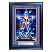 Chevy Chase Autographed Framed 11x17 National Lampoon's Christmas Vacation Photo with JSA Certificate - Perfect for Movie Memorabilia Collectors & Holiday Home Decor