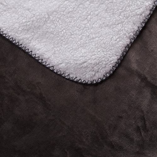 Waterproof Dog Blanket - Soft Reversible Plush Pet Blanket for Couch, Bed & Car - Washable Furniture Protector for Large Dogs & Cats - Dark Coffee Brown - Perfect for Home, Travel & Outdoor Use