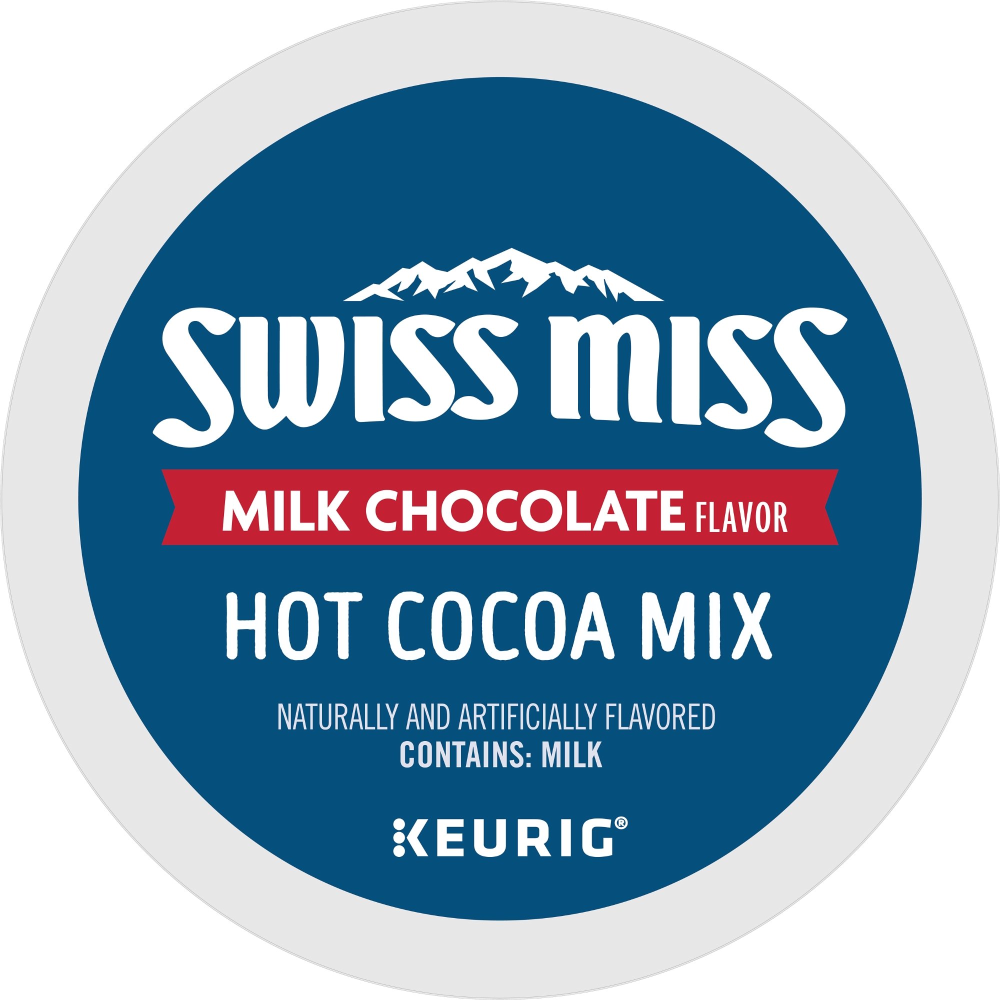 Swiss Miss Milk Chocolate Hot Cocoa K-Cup Pods for Keurig - 44 Count Single Serve Coffee Maker - Rich & Creamy Instant Hot Chocolate Drink - Perfect for Winter Mornings, Office Breaks & Cozy Evenings