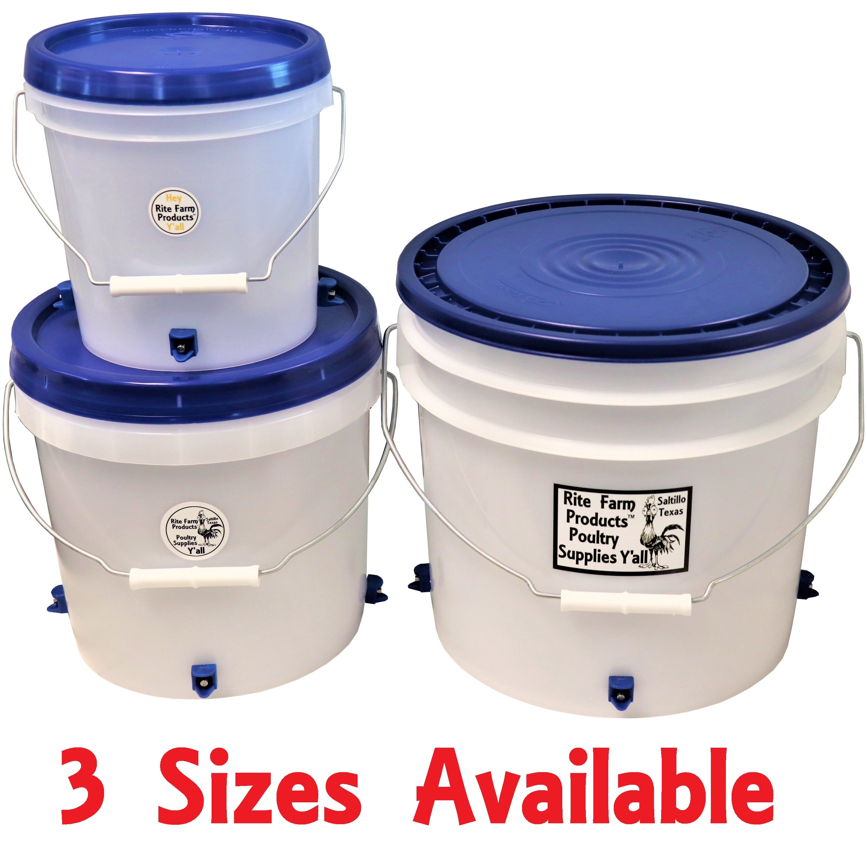 1 Gallon Chicken Waterer with 4 Poultry Nipple Drinkers - Automatic Poultry Watering System for Chickens, Ducks & Birds - Perfect for Coops, Farms & Backyard Flocks