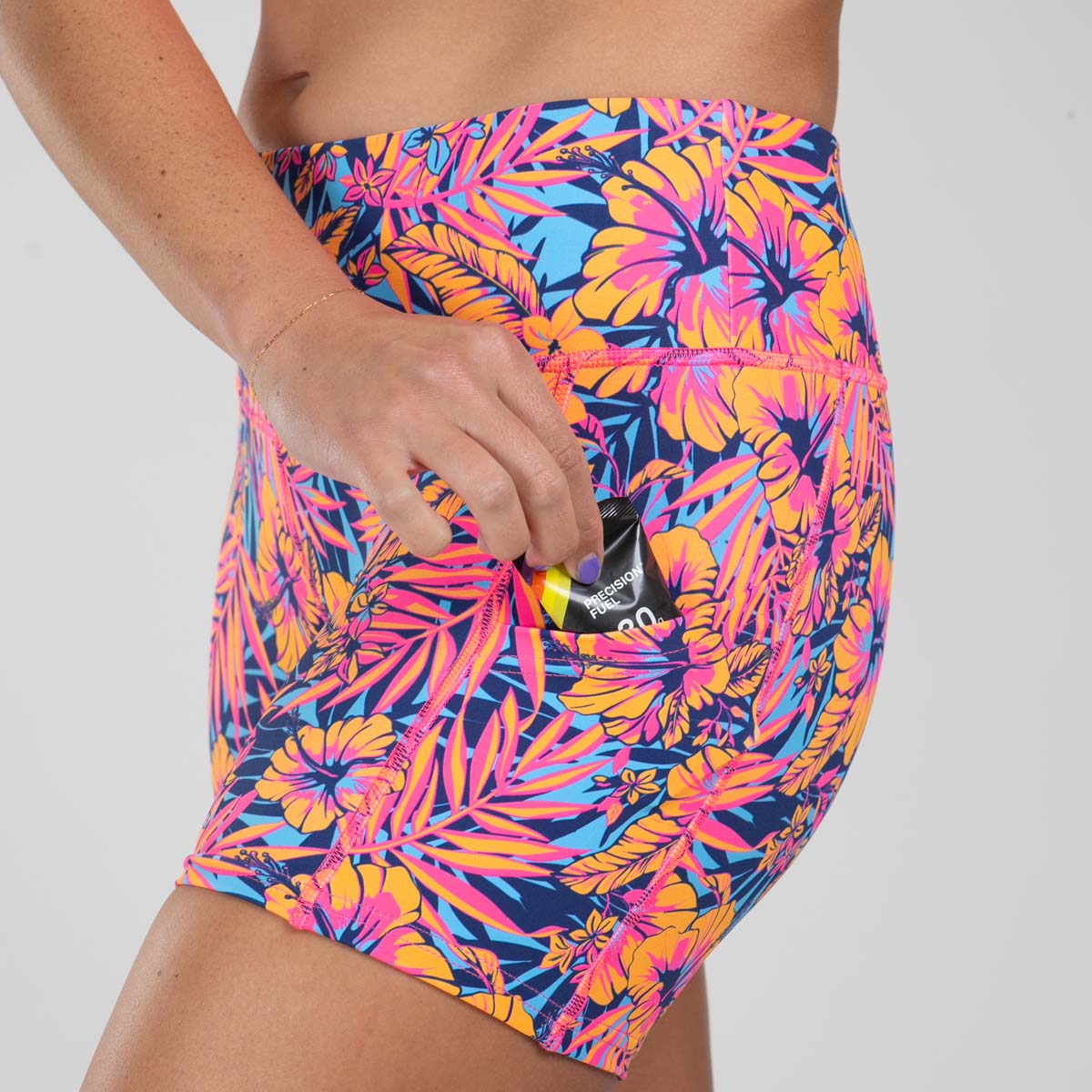 Women's Running Shorts - High Waist Athletic Shorts with Pockets for Workout & Gym | Breathable & Comfortable for Jogging, Yoga & Fitness | Club Aloha Collection