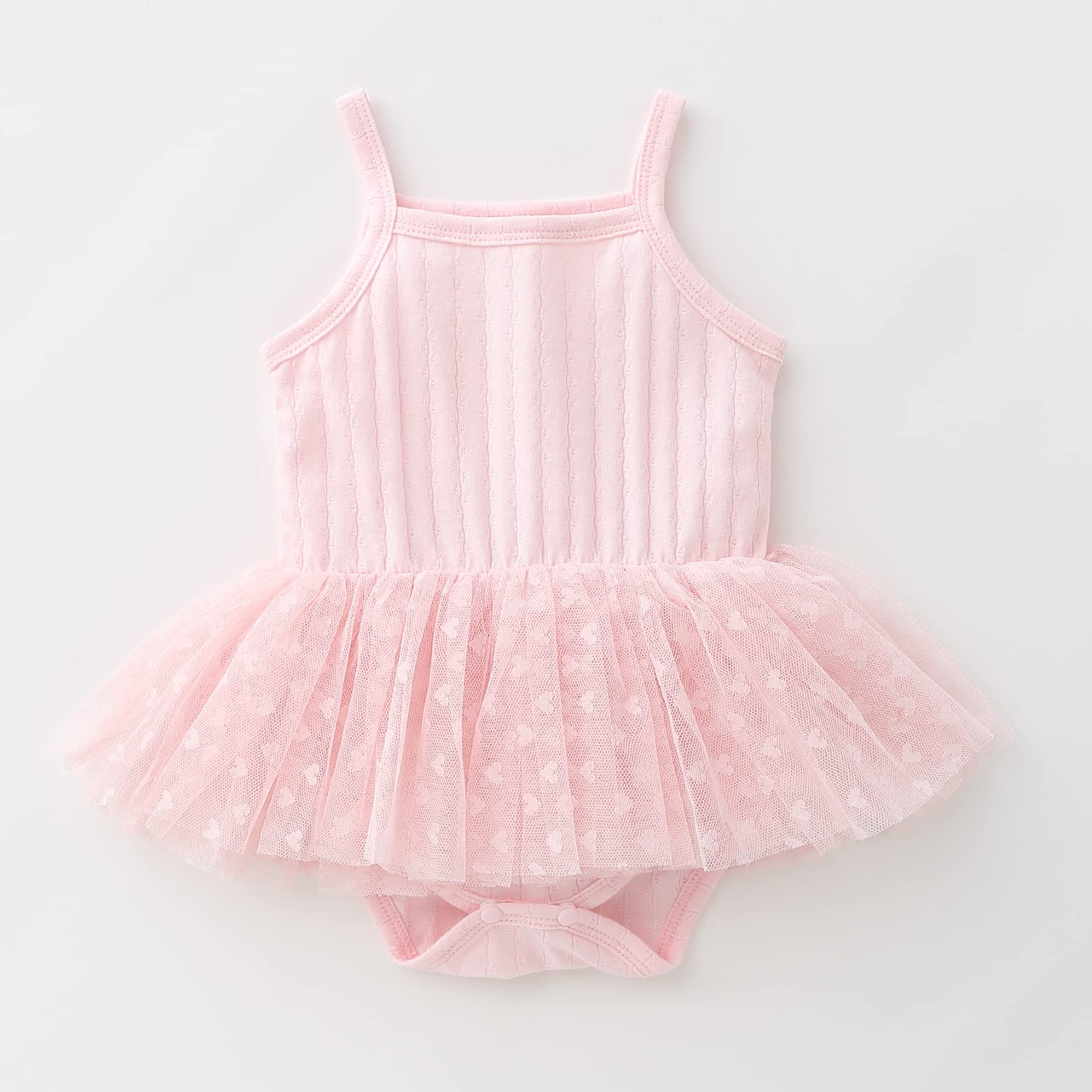 Adorable 2-Piece Newborn Baby Girl Outfit - Pink Sleeveless Tutu Dress & Long Sleeve Cardigan Set | Perfect for Photoshoots, Birthday Parties & Special Occasions