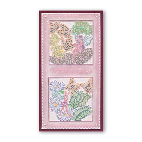 Clarity Stamps Thistledown Fairy A6 Square Groovi Baby Plate for Card Making & Scrapbooking – Perfect for DIY Crafts, Greeting Cards, and Memory Books