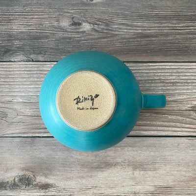 RIKIZO Turkish Blue Ceramic Coffee Mug - Handcrafted 16oz Tea Cup for Home, Office, or Gifts - Perfect for Morning Coffee, Afternoon Tea & Cozy Moments