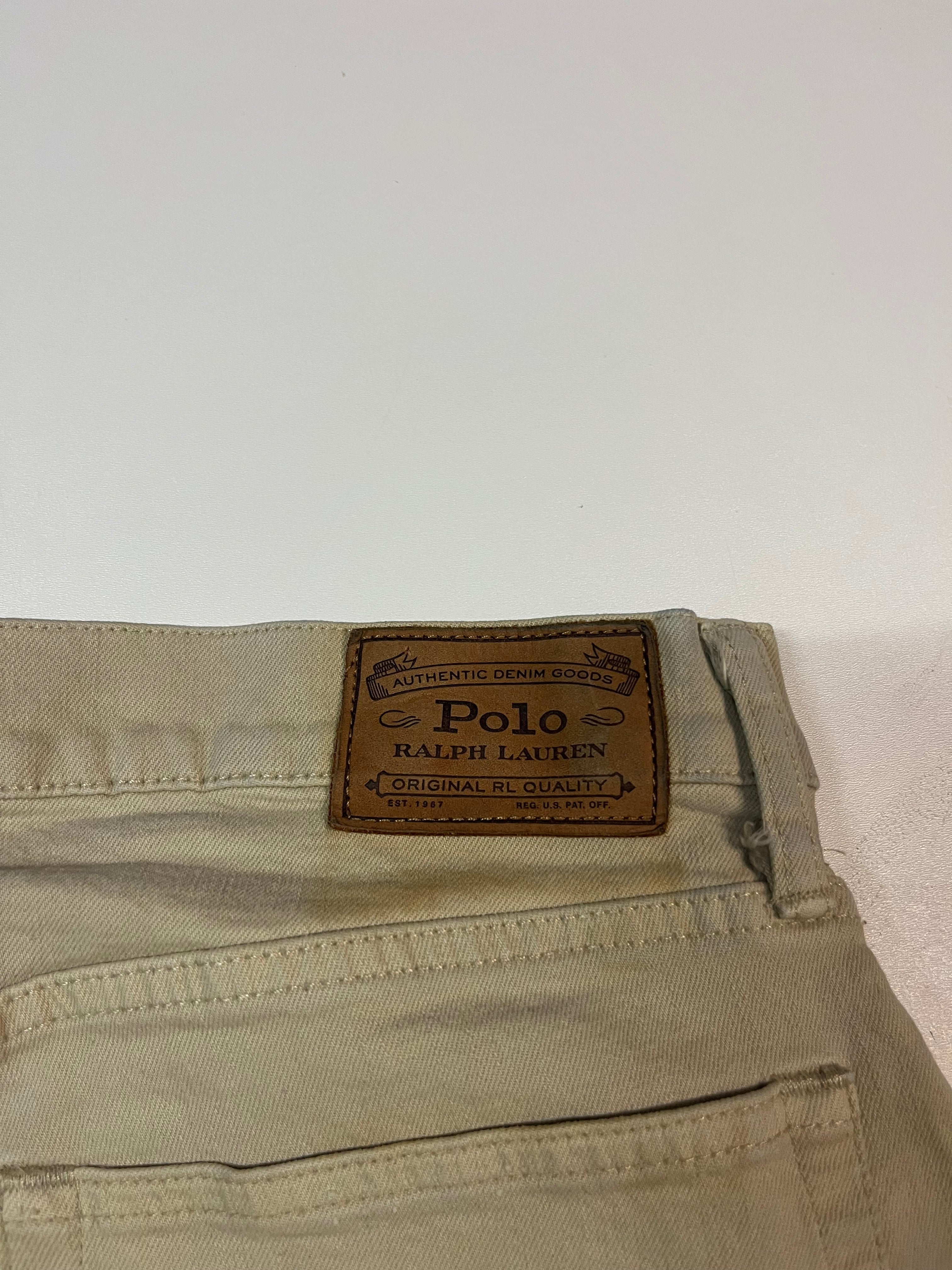 Vintage Polo Ralph Lauren Men's Jeans 34x32 Medium Wash 0008 - Classic Fit for Casual Wear & Everyday Style