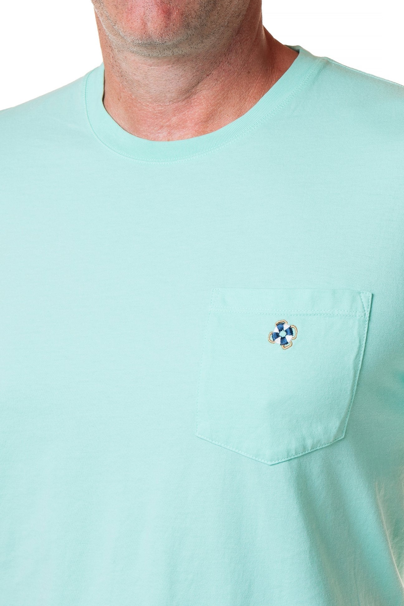 Mint Castaway Beach T-Shirt for Men - Comfortable & Stylish Summer Casual Wear - Perfect for Beach Vacations, Surfing, and Outdoor Adventures