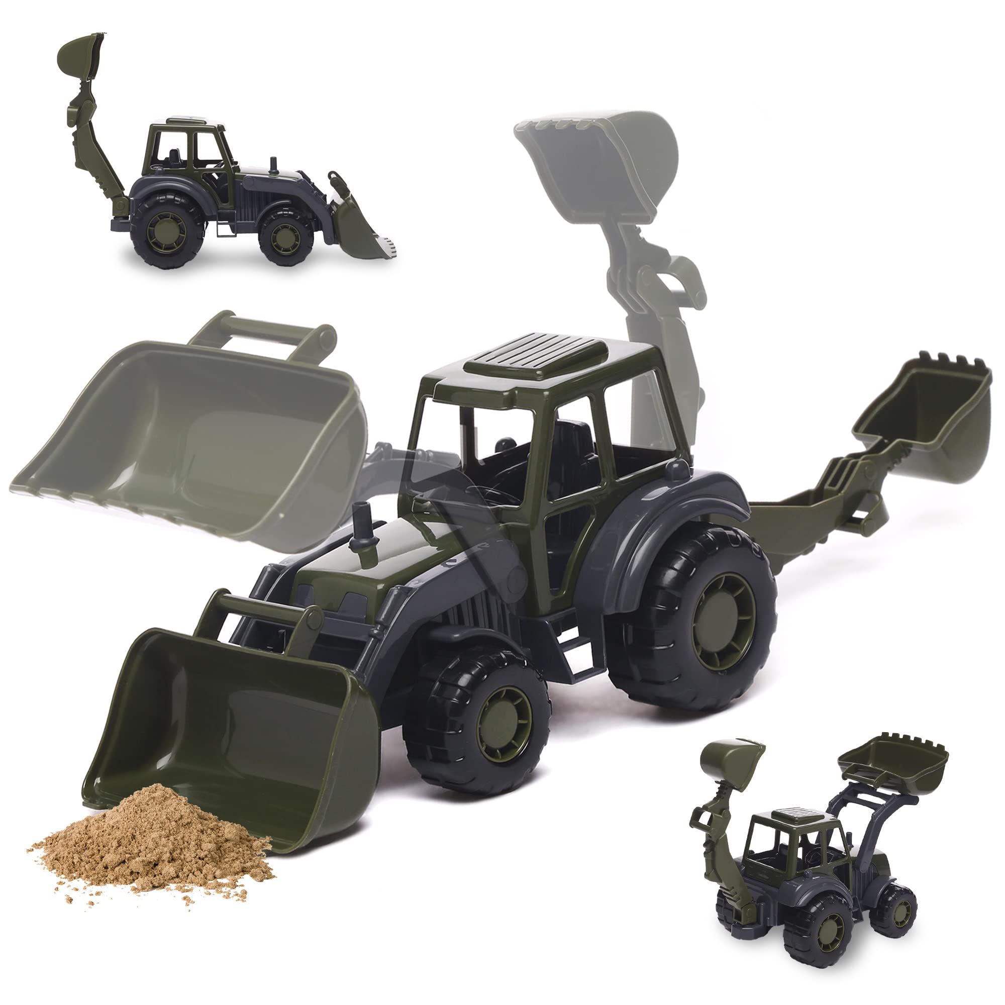 **Polesie CO-T Excavator Toy for Kids - Durable Backhoe & Sand Digger Toy for Toddlers - Construction Truck & Beach Sandbox Play - Perfect for Outdoor, Sandpit & Pretend Play**