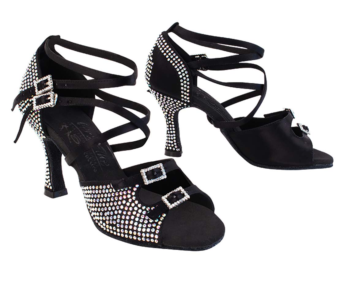 Best Women's Crystal Dance Shoes - Elegant & Comfortable for Ballroom, Latin, Salsa & Wedding Performances