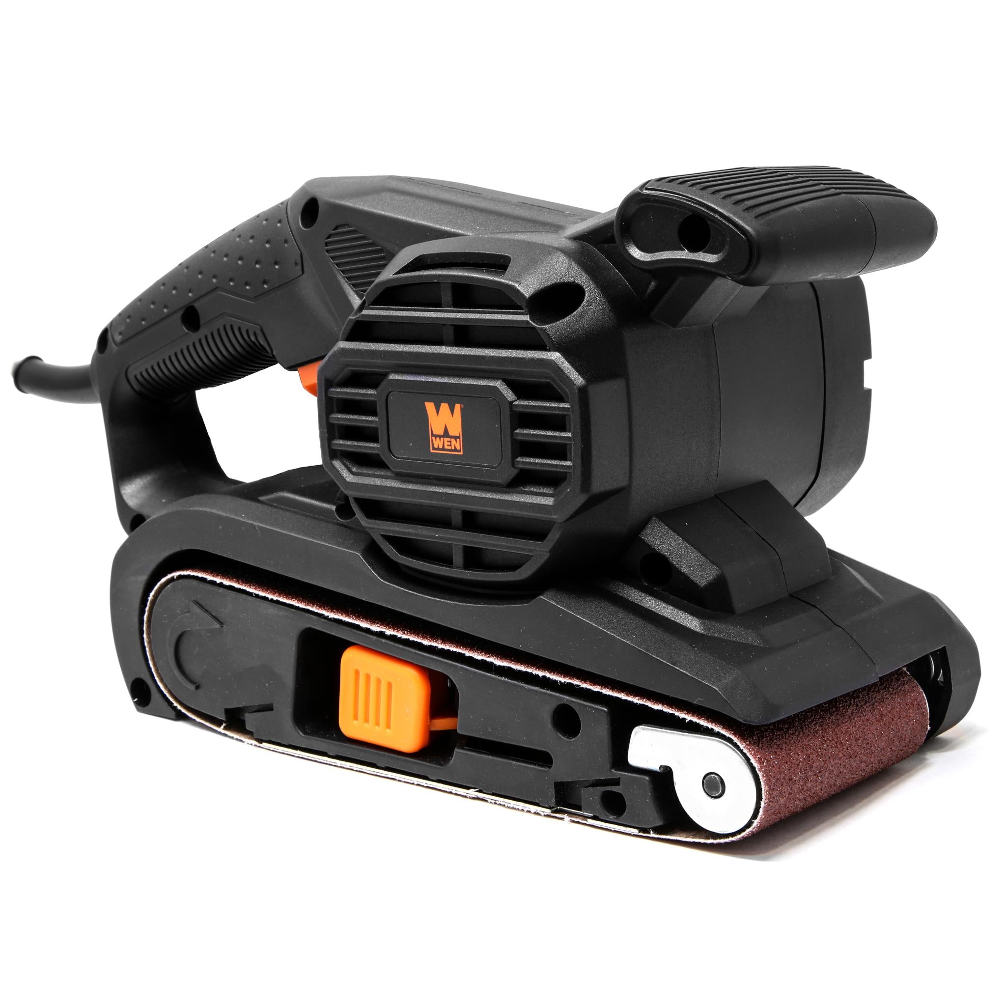 WEN HB6319 6.3 Amp 3x18 Inch Handheld Portable Belt Sander - Powerful Woodworking Tool for Sanding Floors, Furniture & DIY Projects
