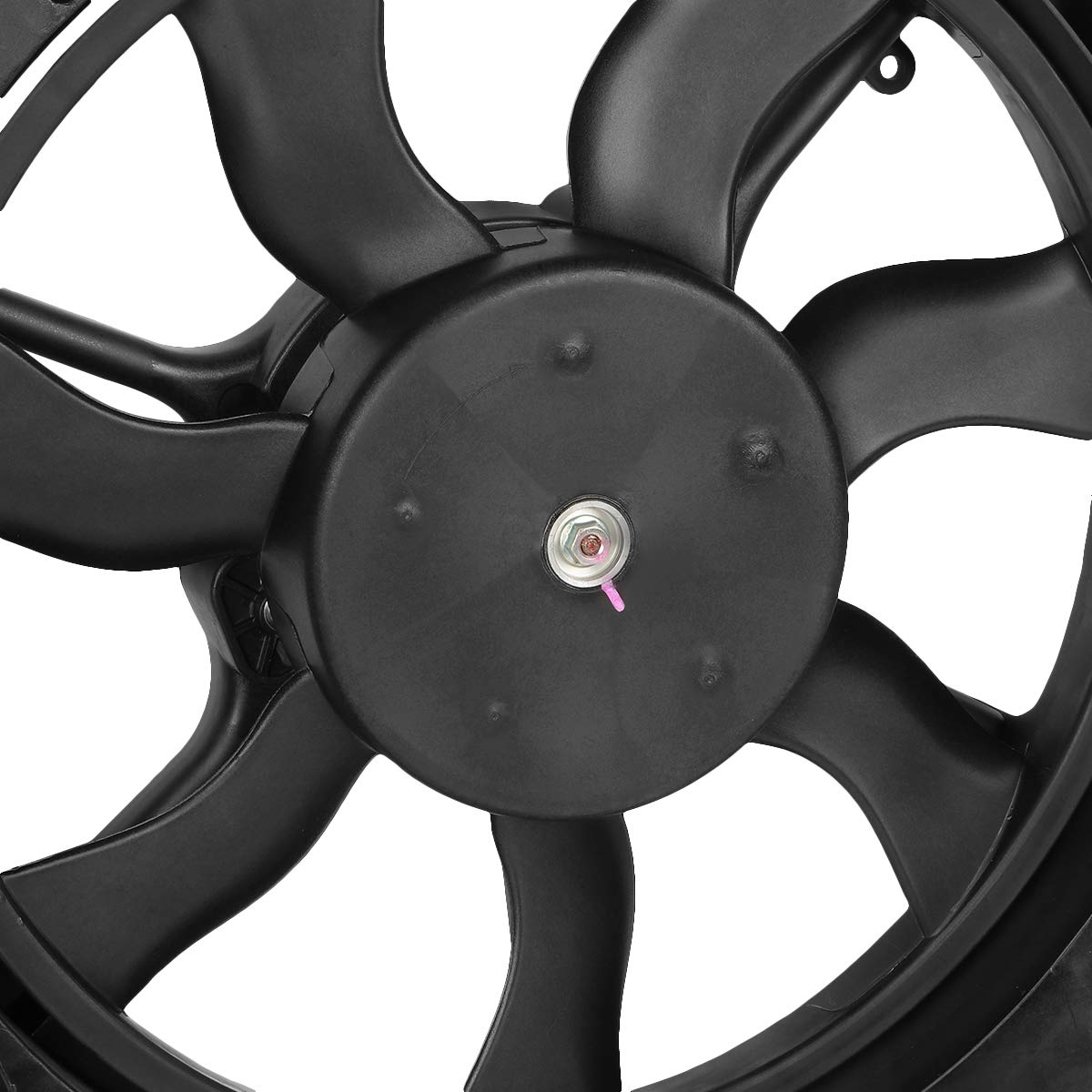 DNA MOTORING OEM-RF-0167 High Performance Radiator Cooling Fan Assembly - Direct Replacement for 2006-2008 Chevy Equinox & Pontiac Torrent - Improved Cooling Efficiency - Perfect for Engine Overheating Prevention & Summer Driving Conditions