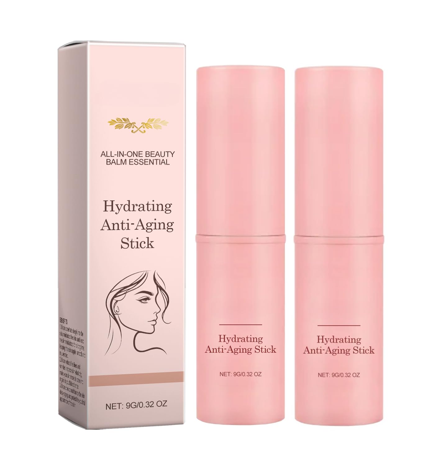 Hydrating Anti-Aging Collagen Moisturizing Stick - Wrinkle Reduction & Multi-Moisture Balm for All Skin Types | Perfect for Daily Skincare, Travel & On-The-Go Hydration