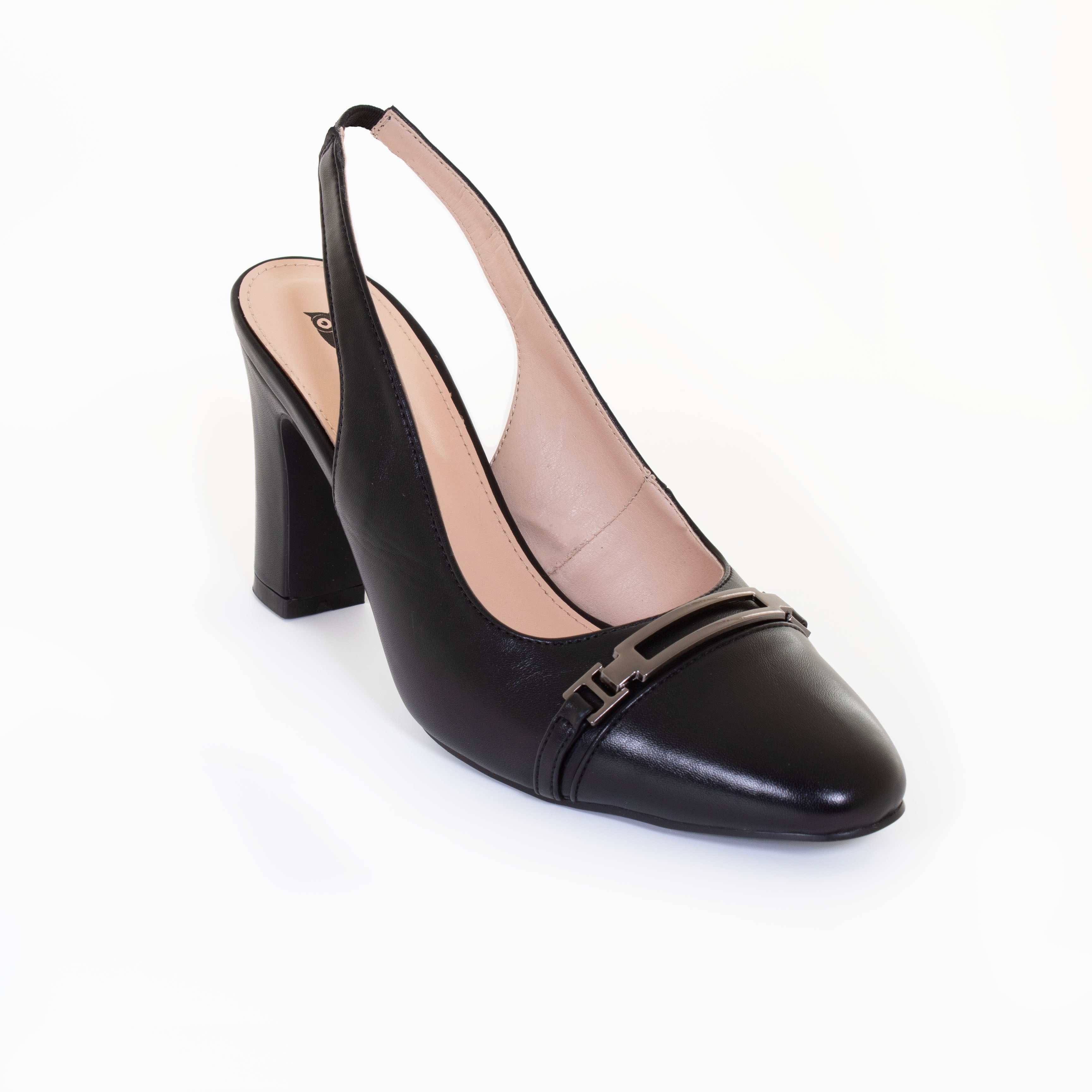 Women's Liz Slingback Heeled Sandals - Comfortable Dress Pumps for Weddings, Parties & Office Wear