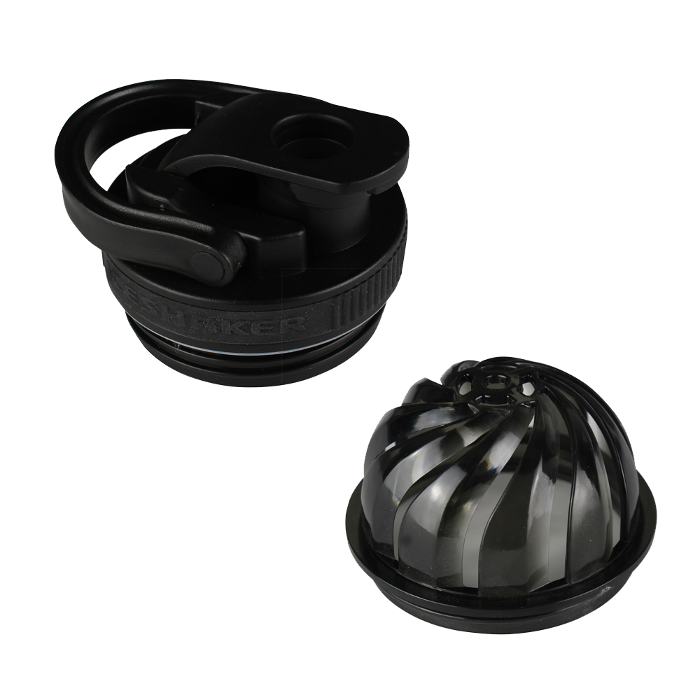 Black Lid with Black Band