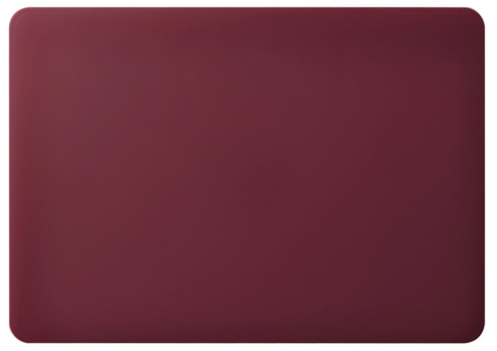 UESWILL Matte Hard Shell Case Cover for MacBook 12 inch Retina Display (A1534) - Soft Touch Protective Laptop Case with Microfiber Cleaning Cloth, Wine Red - Perfect for Work, Travel & School Use