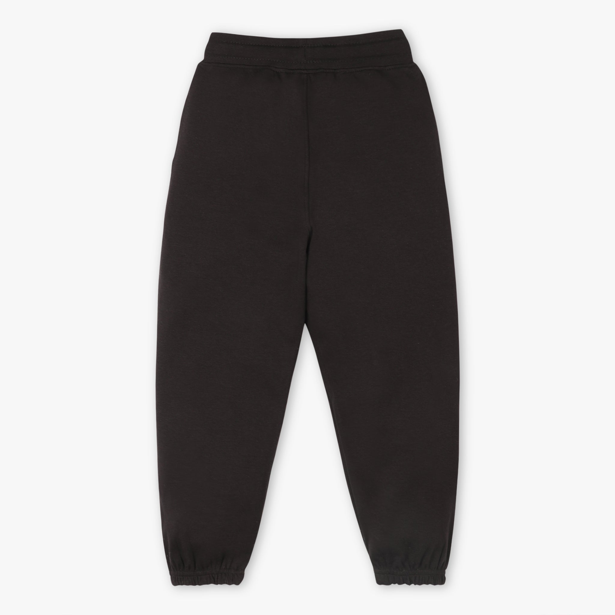 **Boys' Solid Color Full-Length Track Pants - Comfortable Athletic Joggers for Running, Gym & Casual Wear**
