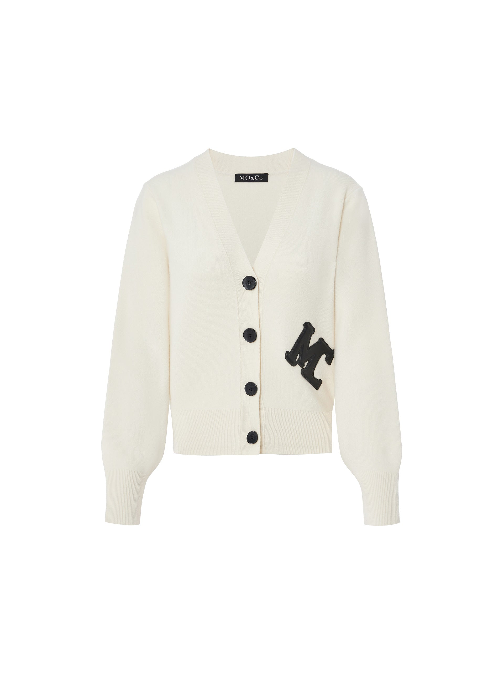 Premium Merino Wool Cardigan with MC Print - Soft & Warm Knit Sweater for Women & Men - Perfect for Fall, Winter & Cozy Layering