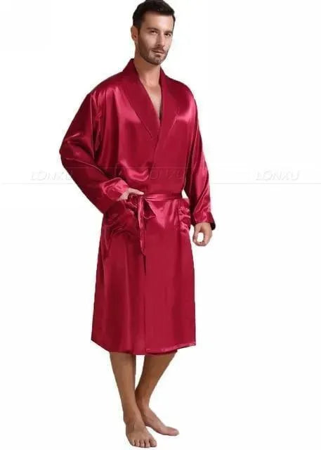 Dramatic Men's Nightgown - Soft & Comfortable Sleepwear for Relaxing at Home - Perfect for Lounging & Bedtime Comfort