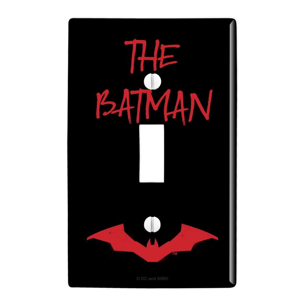 The Batman Light Switch Cover - Plastic Wall Decor for Home & Office