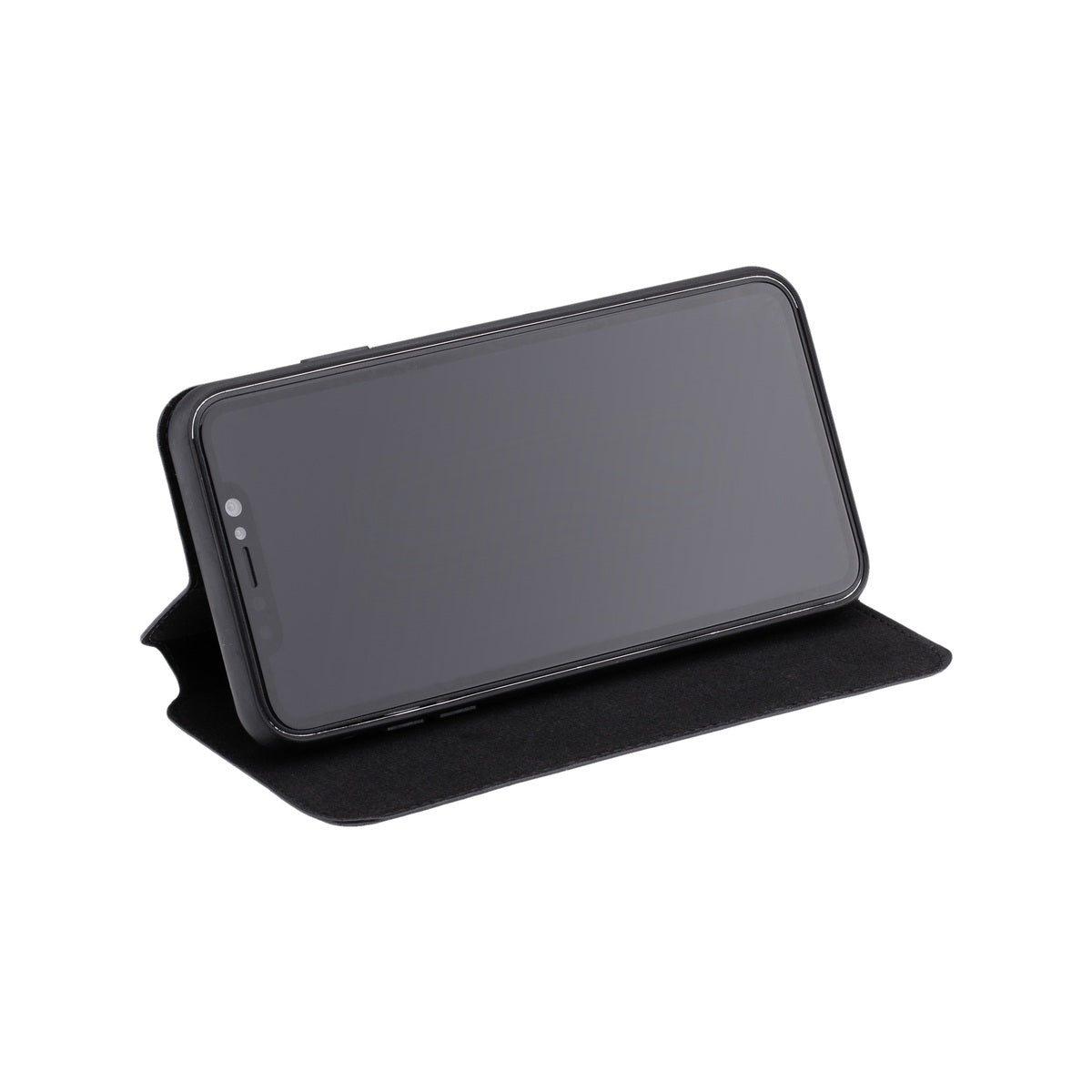 3sixT SlimFolio Case for iPhone X/XS - Ultra Thin Protective Cover with Premium PU Leather - Perfect for Business & Travel (Black)