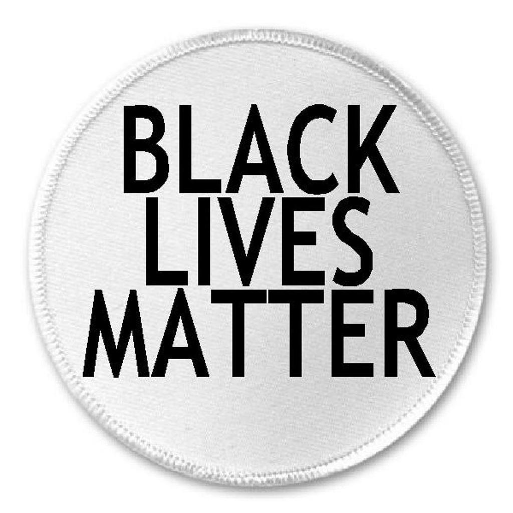 Black Lives Matter 3 Inch Sew On or Iron On Patch - Support Social Justice Movement for Clothing, Bags & Hats | DIY Embroidered Applique for Activism & Awareness