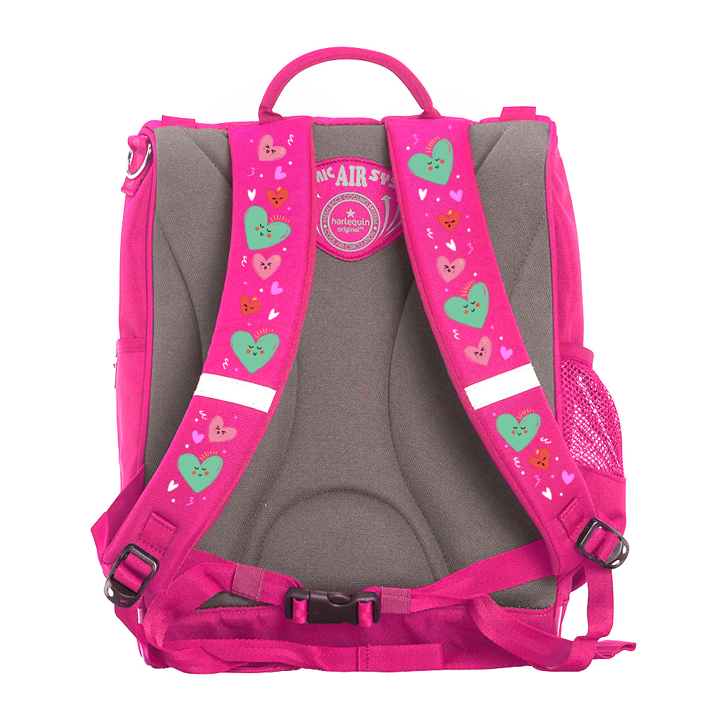 Sweet Hearts Mighty Backpack - Durable Waterproof School Backpack for Women & Men - Perfect for Travel, Hiking, College & Work Commute