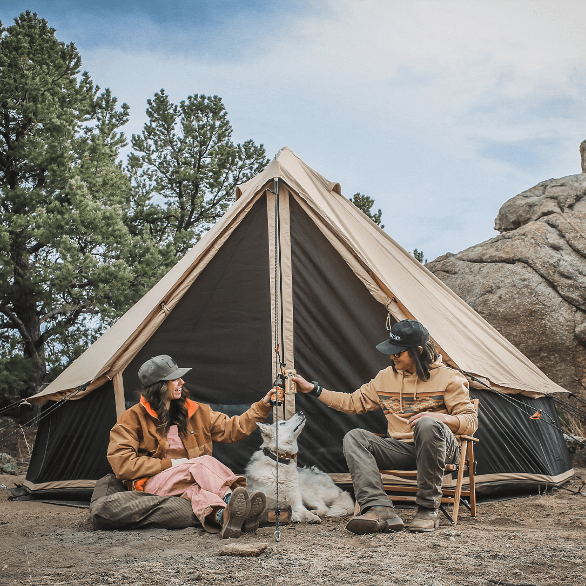 16' Regatta Double Wall Tent - Lightweight Waterproof Camping Tent for Outdoor Adventures, Hiking & Backpacking - Perfect for Family Camping Trips & Festivals