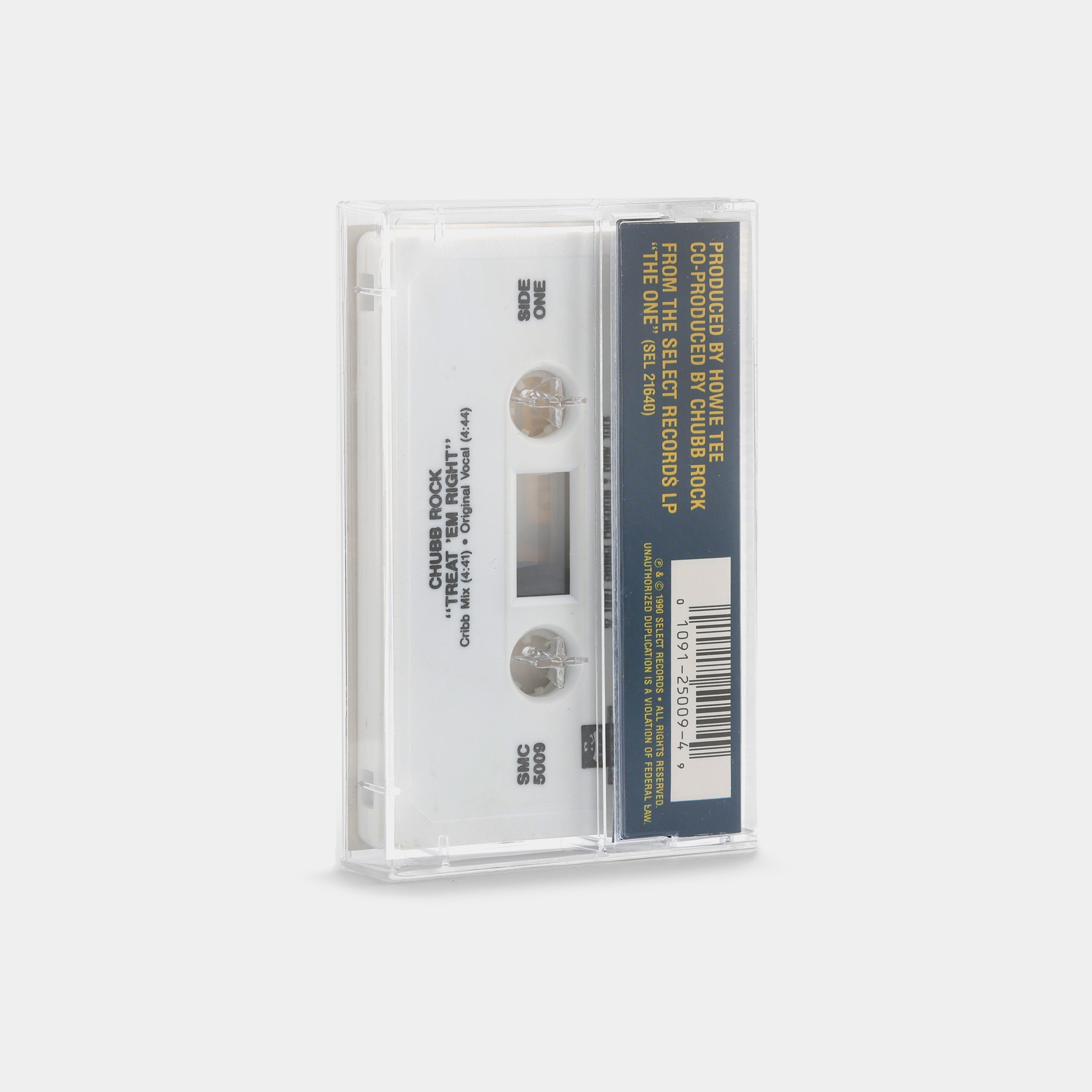 Chubb Rock Treat 'Em Right Cassette Tape - Vintage 90s Hip Hop Music Collectible - Perfect for Cassette Players, DJs & Music Enthusiasts