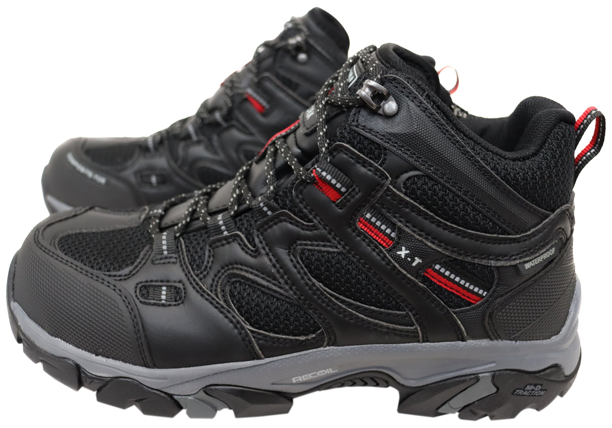 Magnum Men's XT Boron Mid Composite Toe Work Boots - Safety Lace Up Boots for Construction, Warehouse & Industrial Work