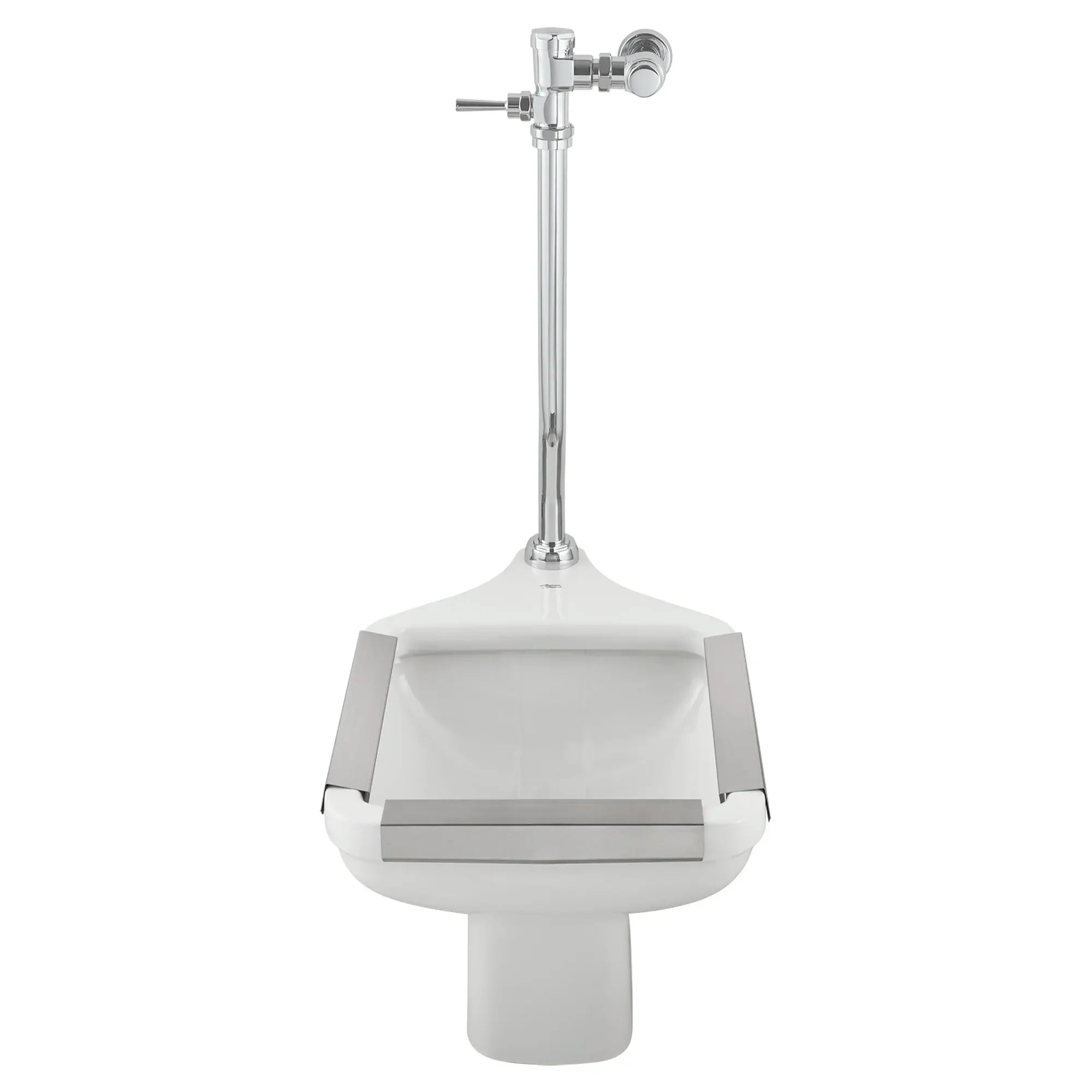 Stainless Steel Floor Mounted Clinic Service Sink - Heavy Duty Medical Utility Sink for Hospitals, Dental Offices & Laboratories | ADA Compliant Commercial Handwashing Station with Deep Basin & Backsplash